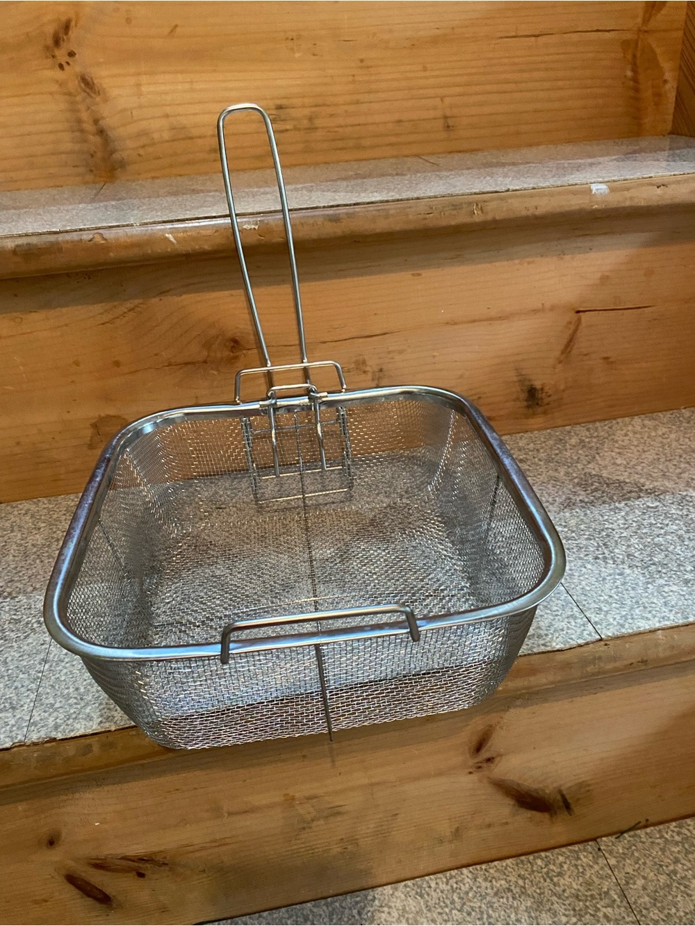 Stainless Steel Frying/Baking Basket - Silver